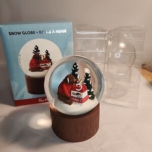 Tim Hortons Christmas Snow Globe  2025 Bear Timbits Limited Ed NIB Collectible